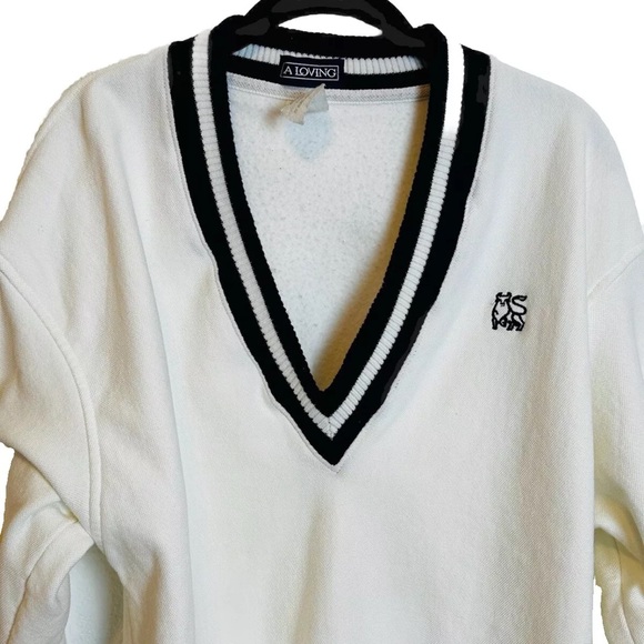 Vintage 80s LA Loving V Neck Pullover Sweater Preppy
Mens Large - Picture 2 of 9